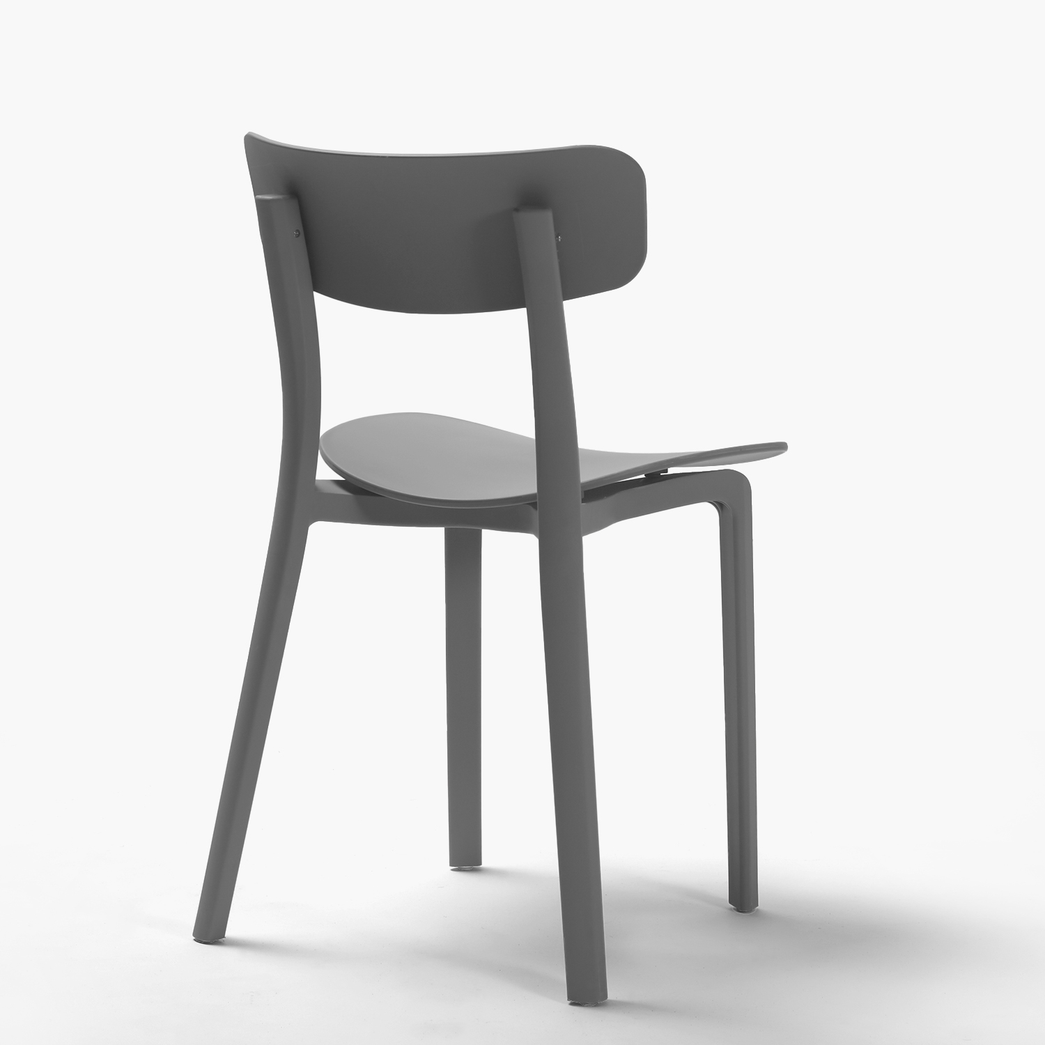 SILLA COMEDOR FORM DESIGN PHIL 1 CUERPO GRIS - 3