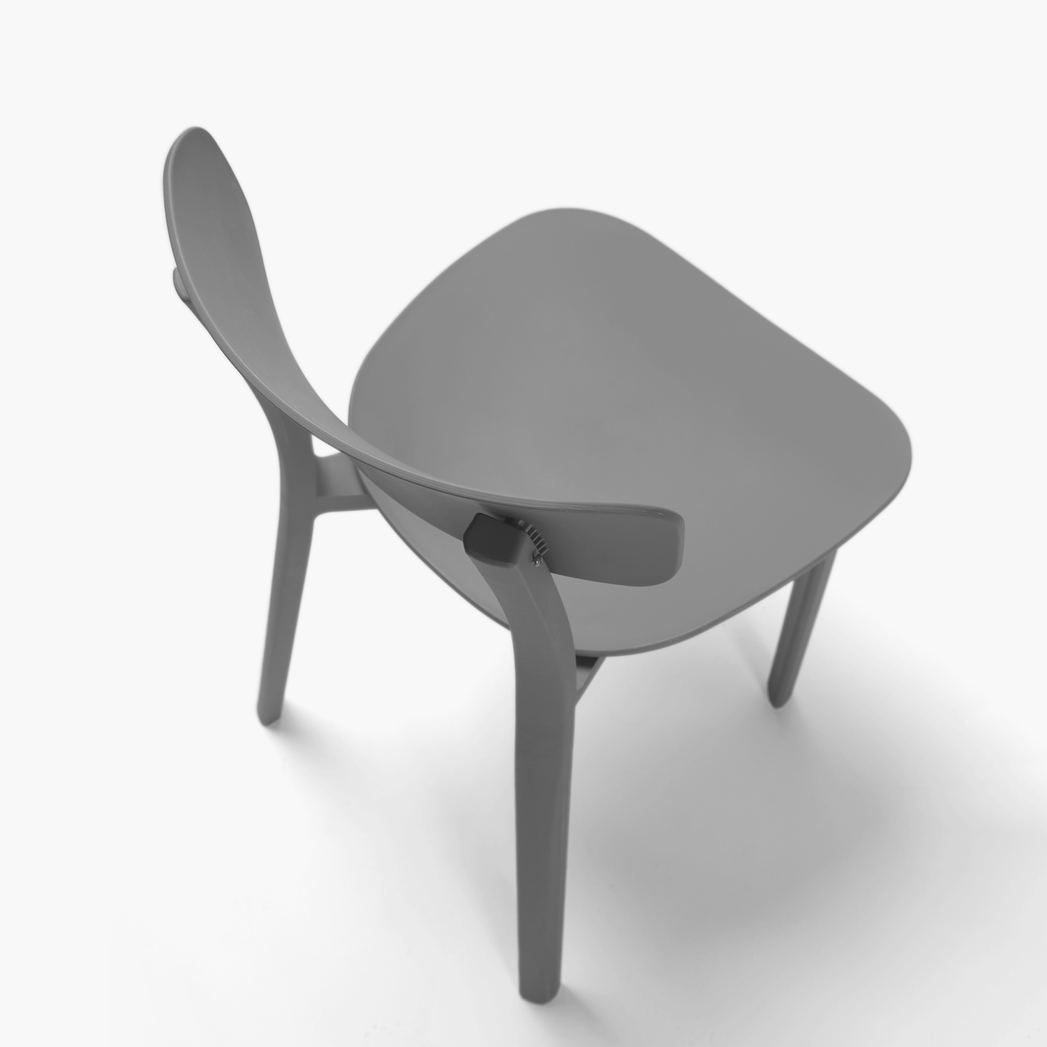 SILLA COMEDOR FORM DESIGN PHIL 1 CUERPO GRIS - 4
