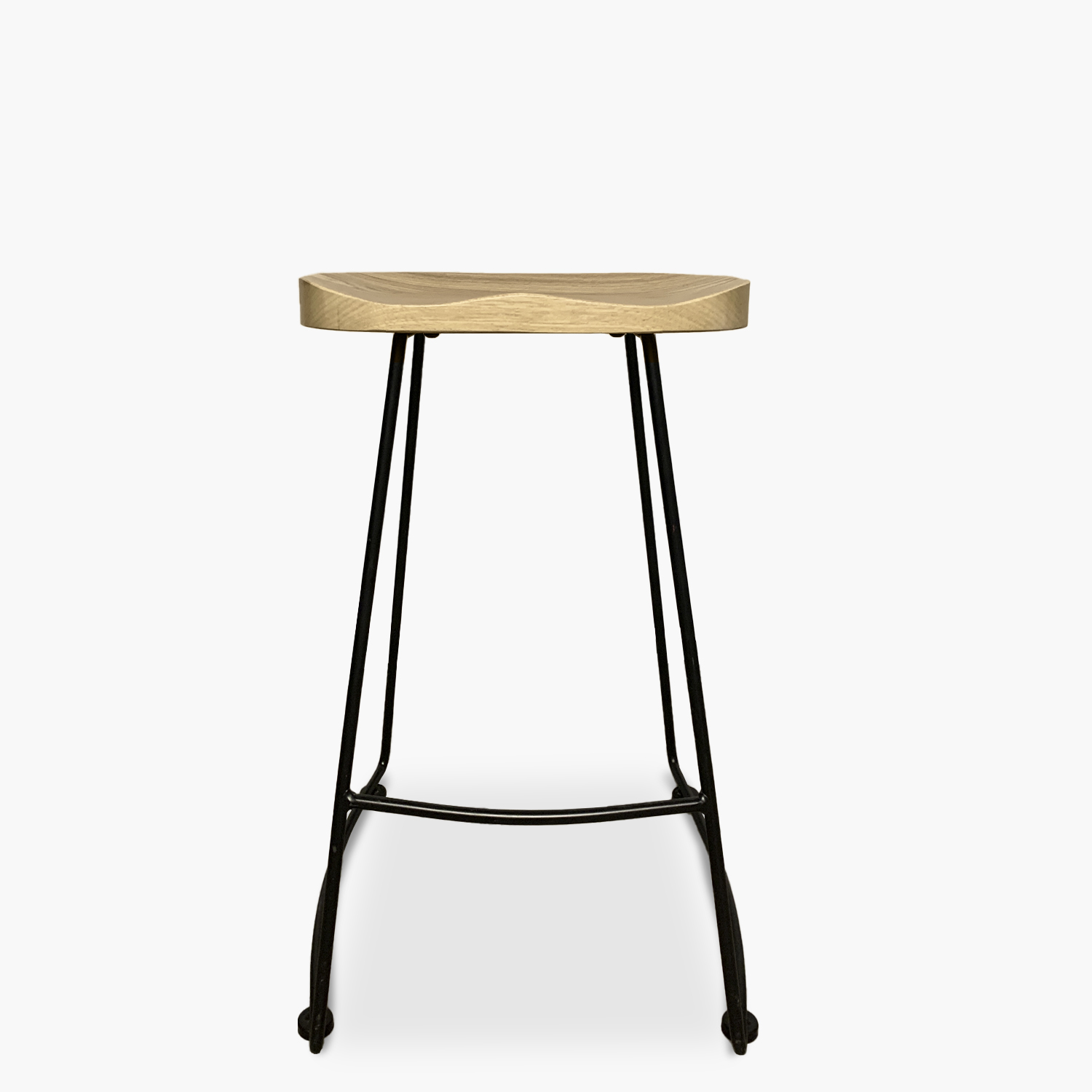 TABURETE MEDIO 66 MADERA CITY NATURAL FORM - 1