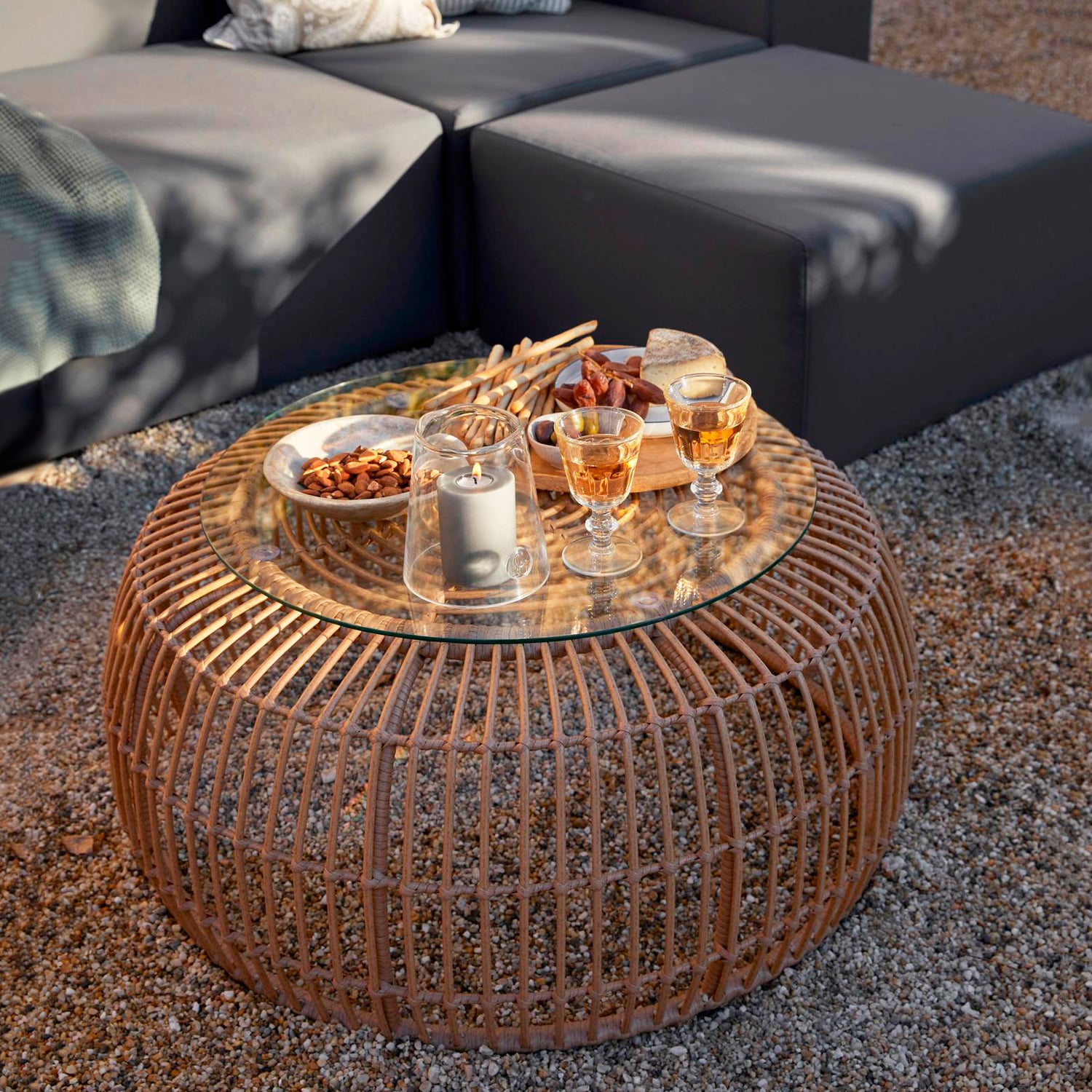 MESA DE CENTRO FORM DESIGN TERRAZA RATAN CRETA - 2