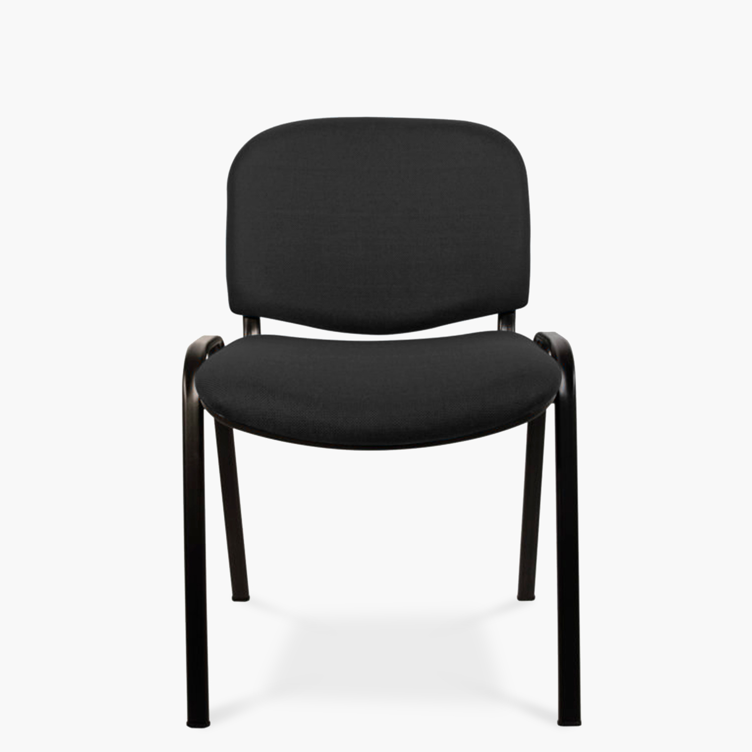 SILLA FORM OFFICE METAL NEGRO VISITA ISO TAPIZ - 1