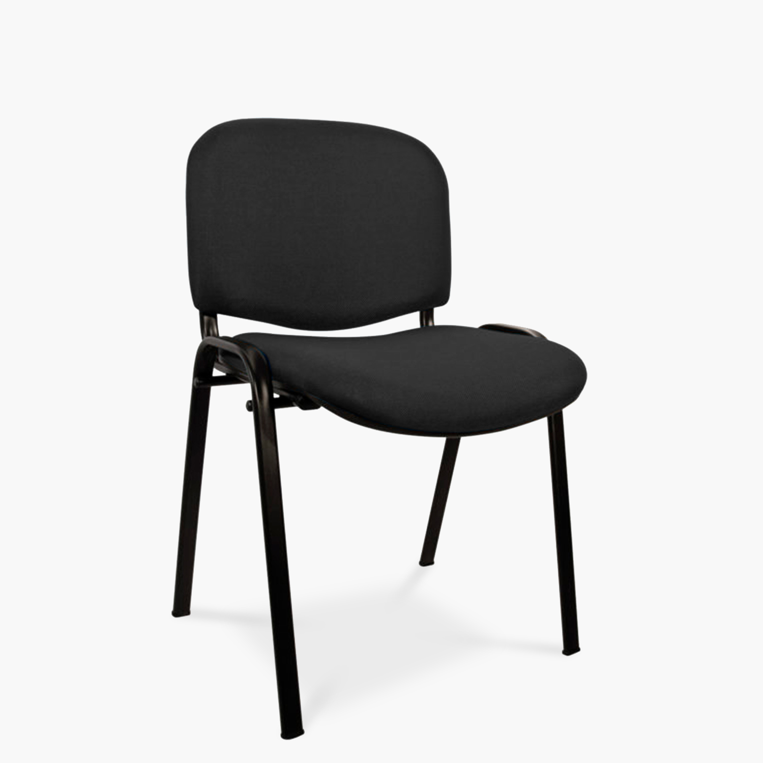 SILLA FORM OFFICE METAL NEGRO VISITA ISO TAPIZ - 2