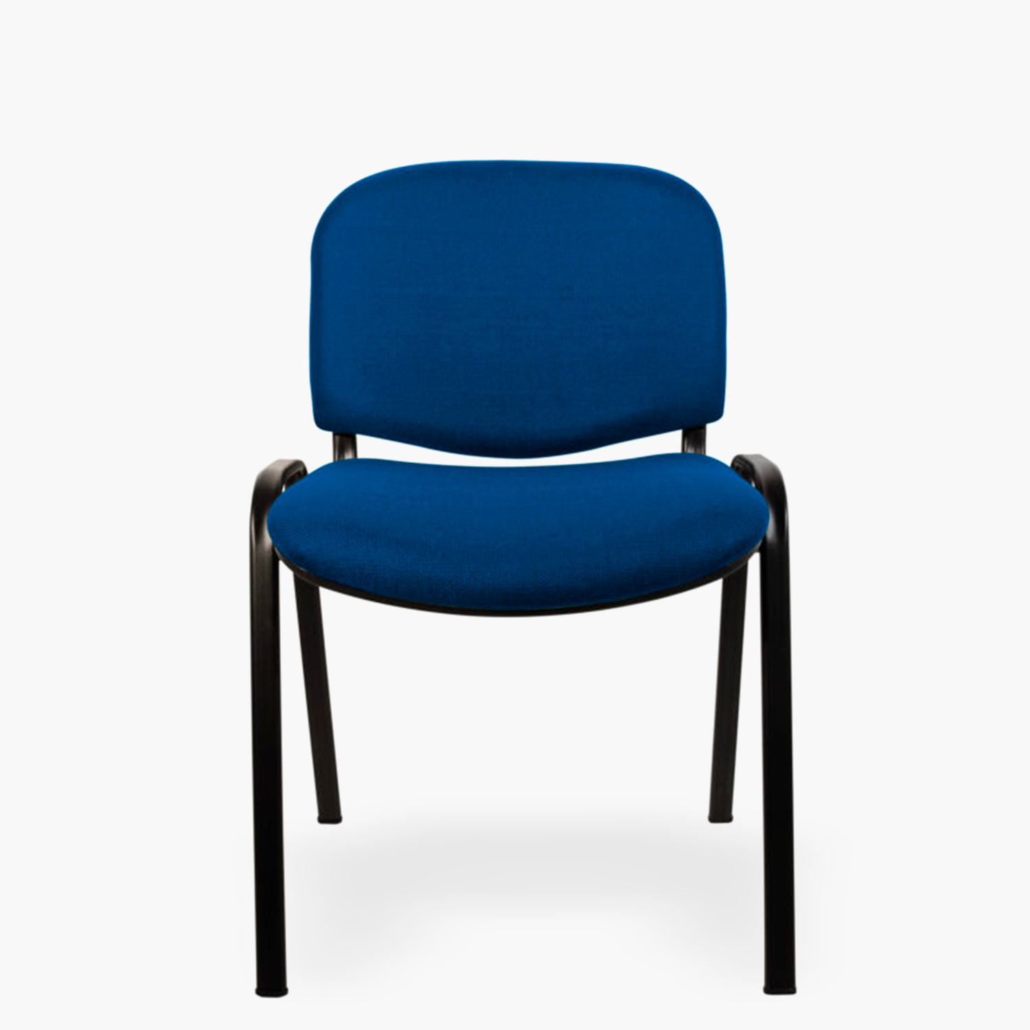SILLA FORM OFFICE METAL AZUL VISITA ISO TAPIZ - 1