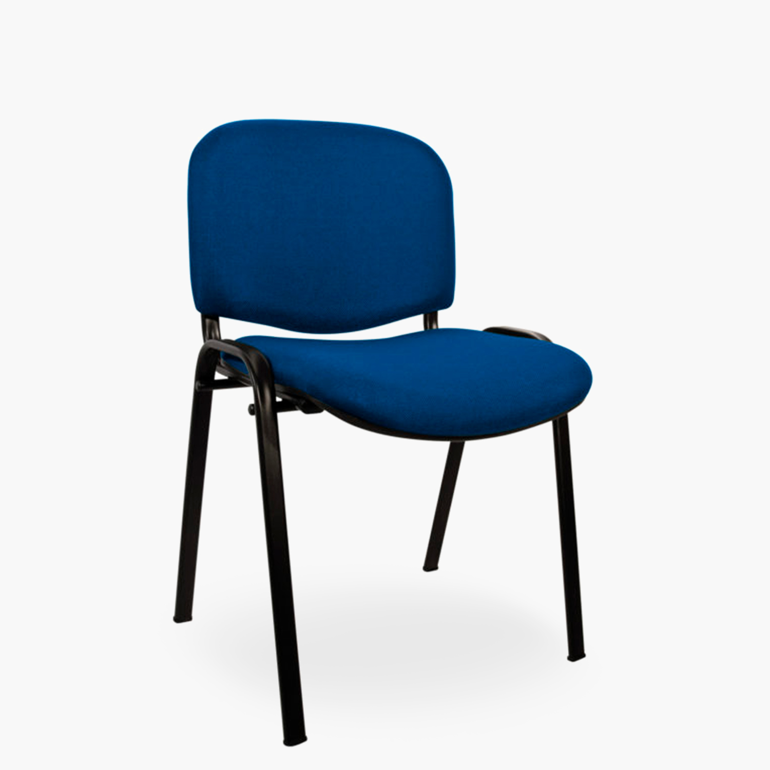 SILLA FORM OFFICE METAL AZUL VISITA ISO TAPIZ - 2