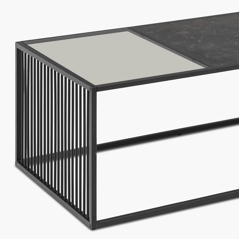 MESA DE CENTRO FORM DESIGN RECTANGULAR LIVERPOOL METAL - 4