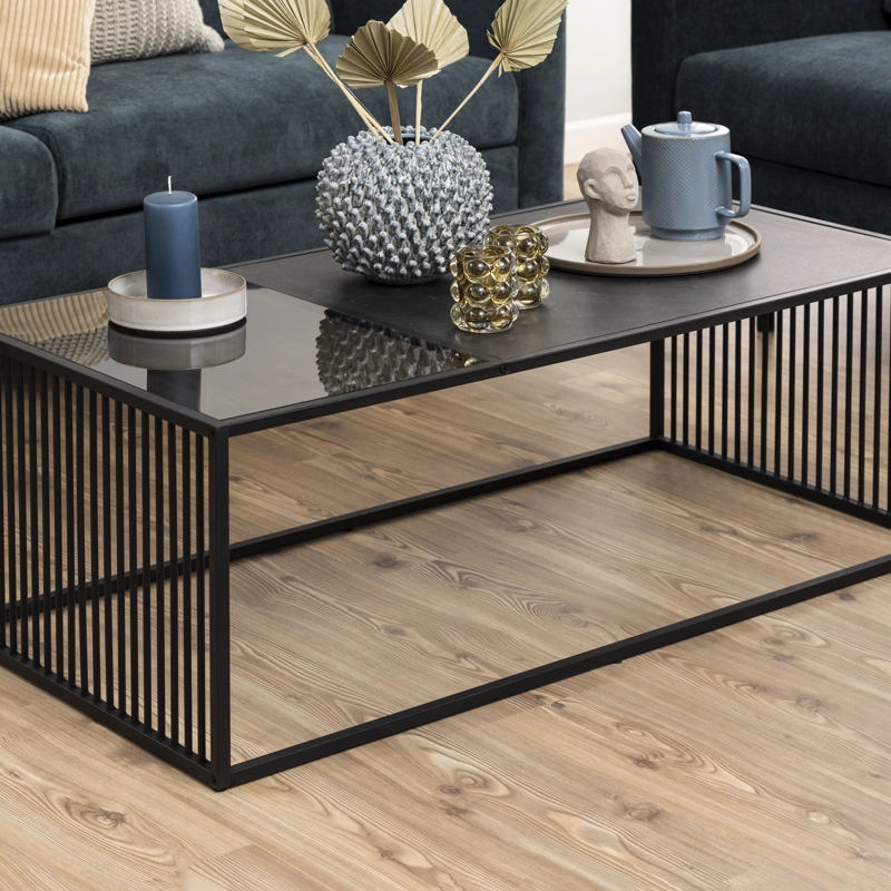 MESA DE CENTRO FORM DESIGN RECTANGULAR LIVERPOOL METAL - 7