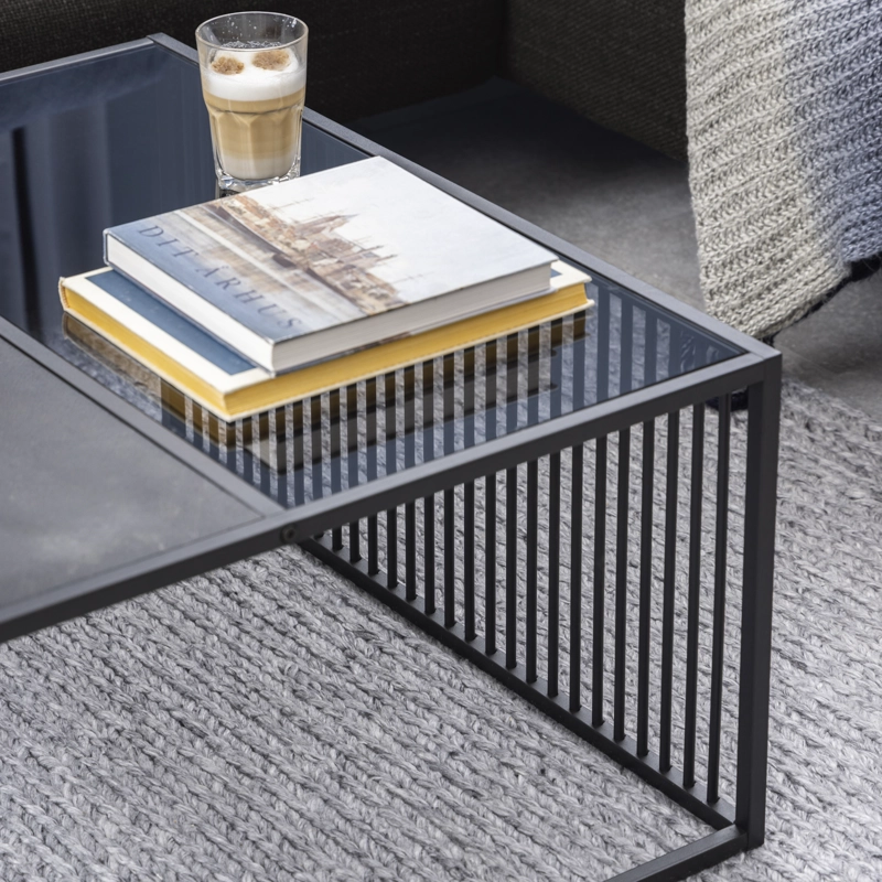 MESA DE CENTRO FORM DESIGN CUADRADA LIVERPOOL METAL - 7