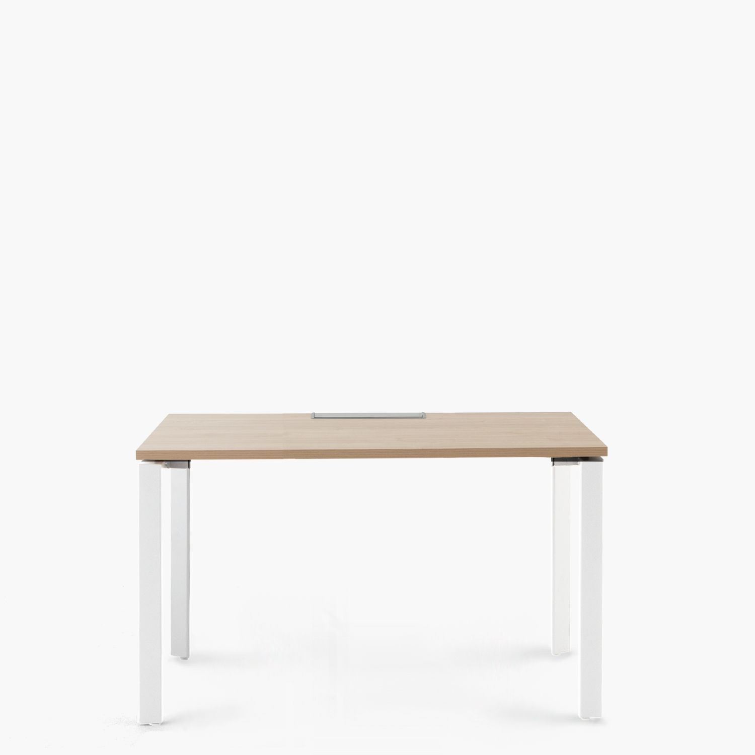 ESCRITORIO FORM OFFICE SPACE 120X60 NATURA/BLANCO METAL - 1
