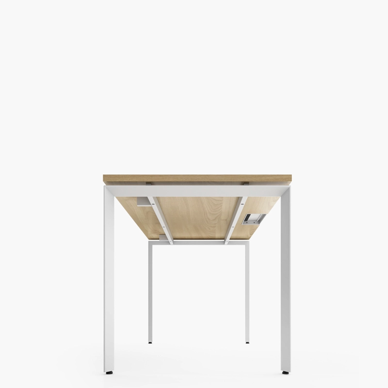 ESCRITORIO FORM OFFICE SPACE 120X60 NATURA/BLANCO METAL - 7