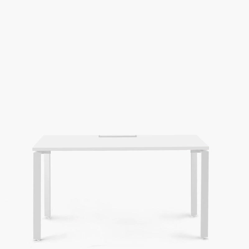 ESCRITORIO FORM OFFICE SPACE 140X60 BLANCO METAL - 1
