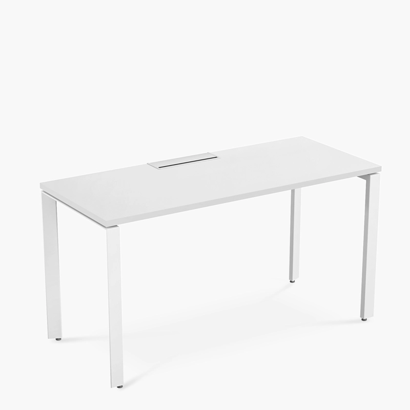 ESCRITORIO FORM OFFICE SPACE 140X60 BLANCO METAL - 3