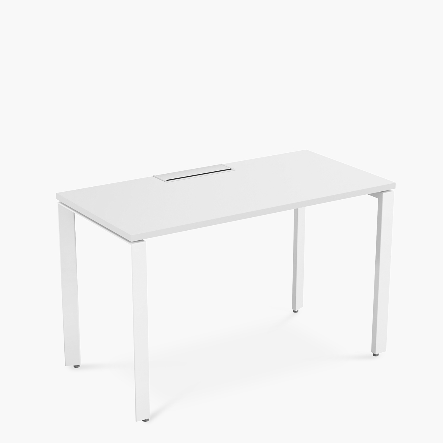 ESCRITORIO FORM OFFICE SPACE 120X60 BLANCO METAL - 3