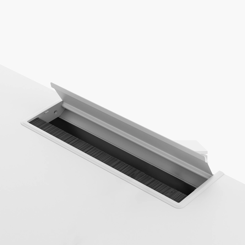 ESCRITORIO FORM OFFICE SPACE 120X60 BLANCO METAL - 7