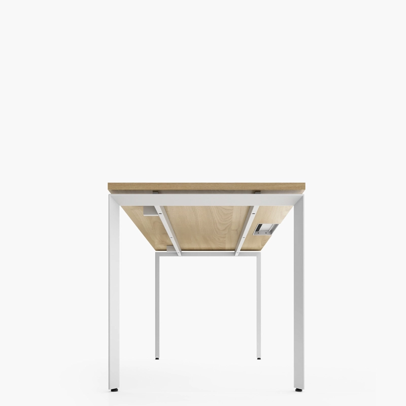ESCRITORIO FORM OFFICE SPACE 160X70 NATURA/BLANCO METAL - 7