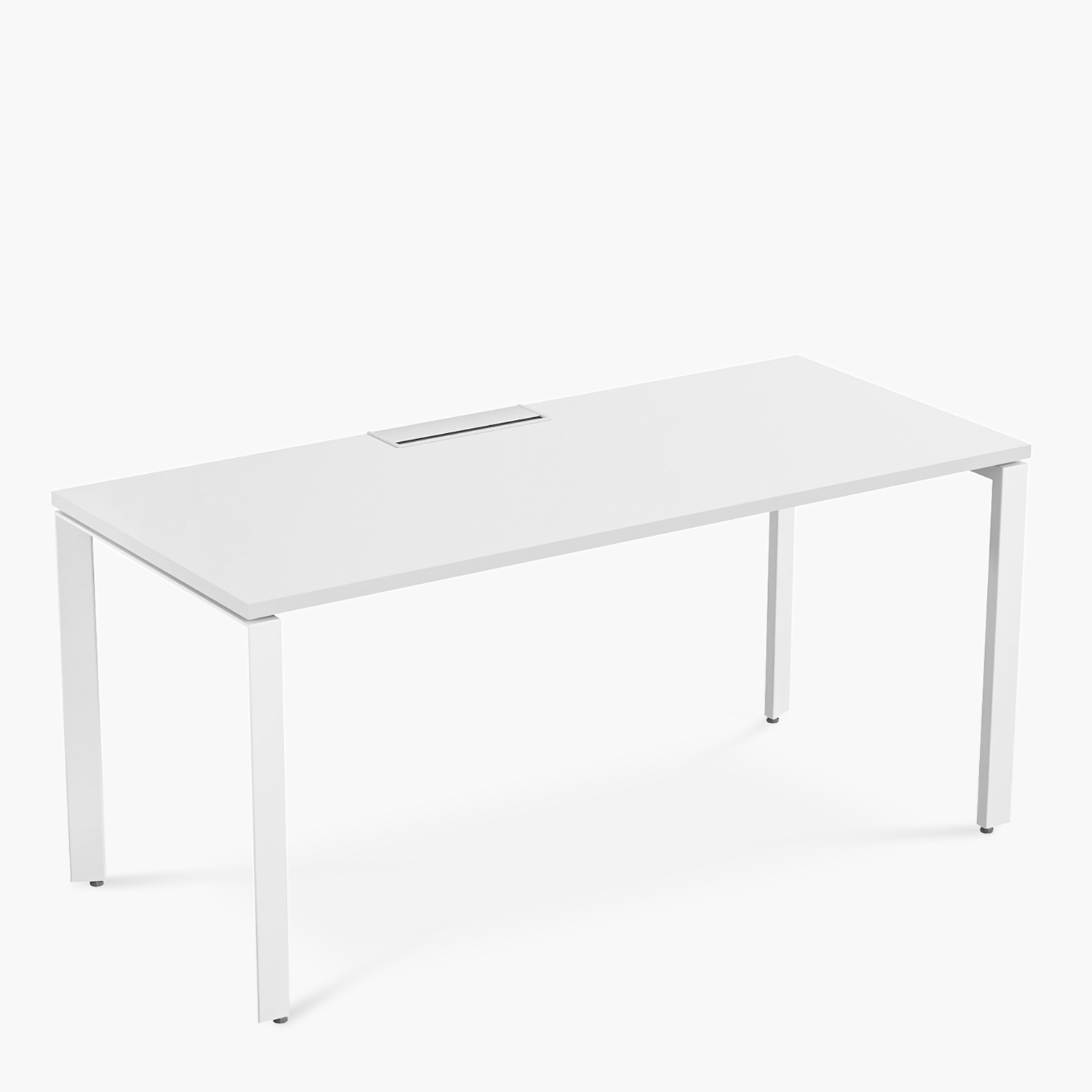 ESCRITORIO FORM OFFICE SPACE 160X70 BLANCO METAL - 4