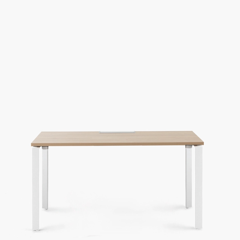 ESCRITORIO FORM OFFICE SPACE 180X70 NATURA/BLANCO METAL - 1