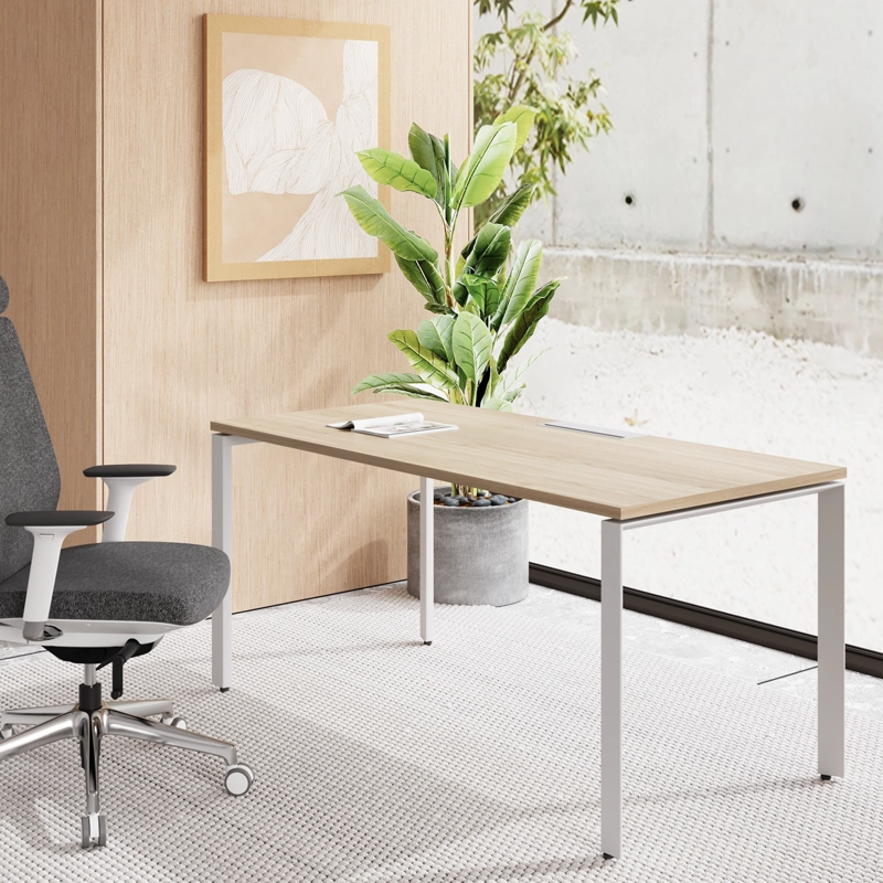 ESCRITORIO FORM OFFICE SPACE 180X70 NATURA/BLANCO METAL - 2