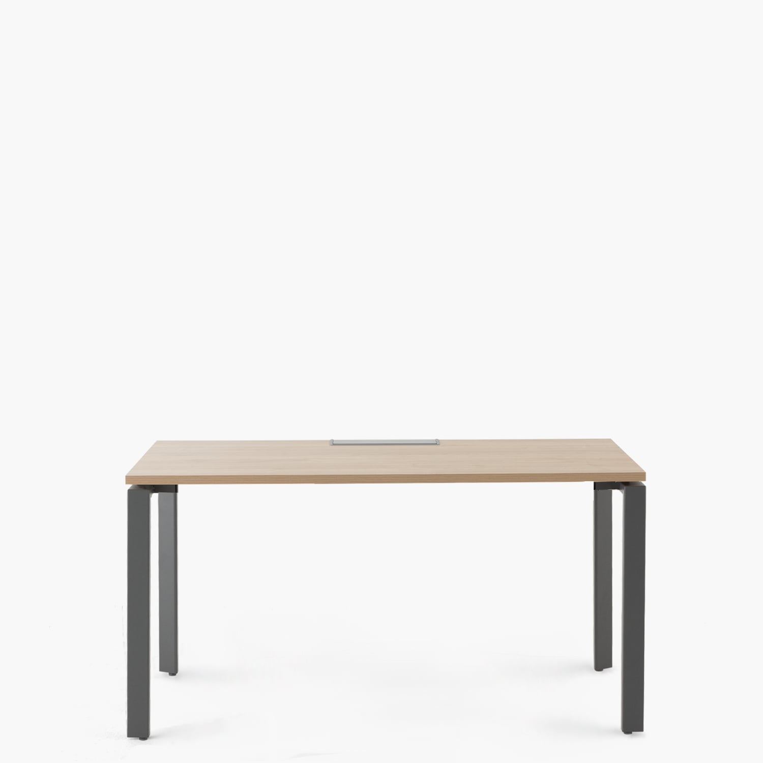 ESCRITORIO FORM OFFICE SPACE 160X70 NATURA/GRIS METAL - 1