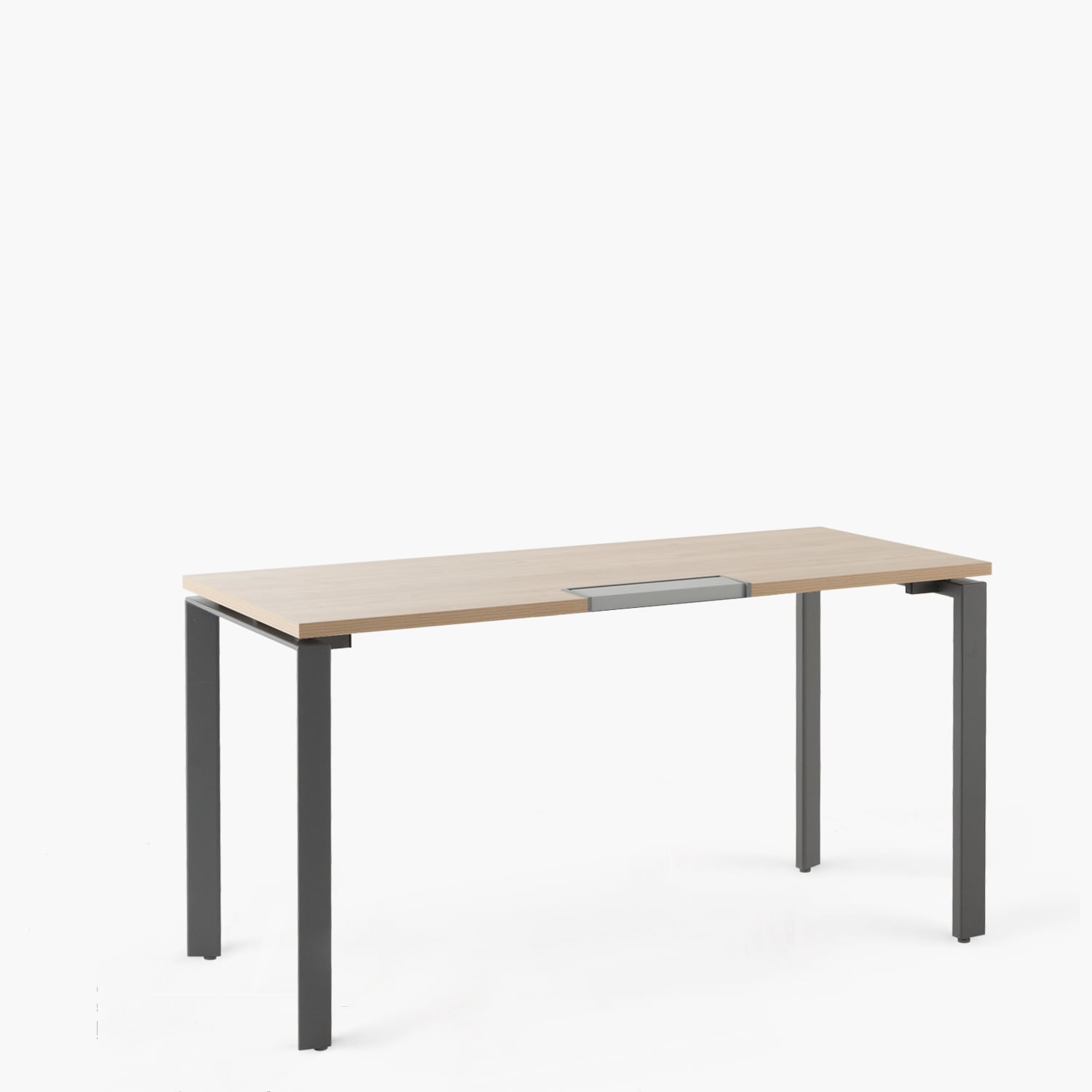 ESCRITORIO FORM OFFICE SPACE 160X70 NATURA/GRIS METAL - 4