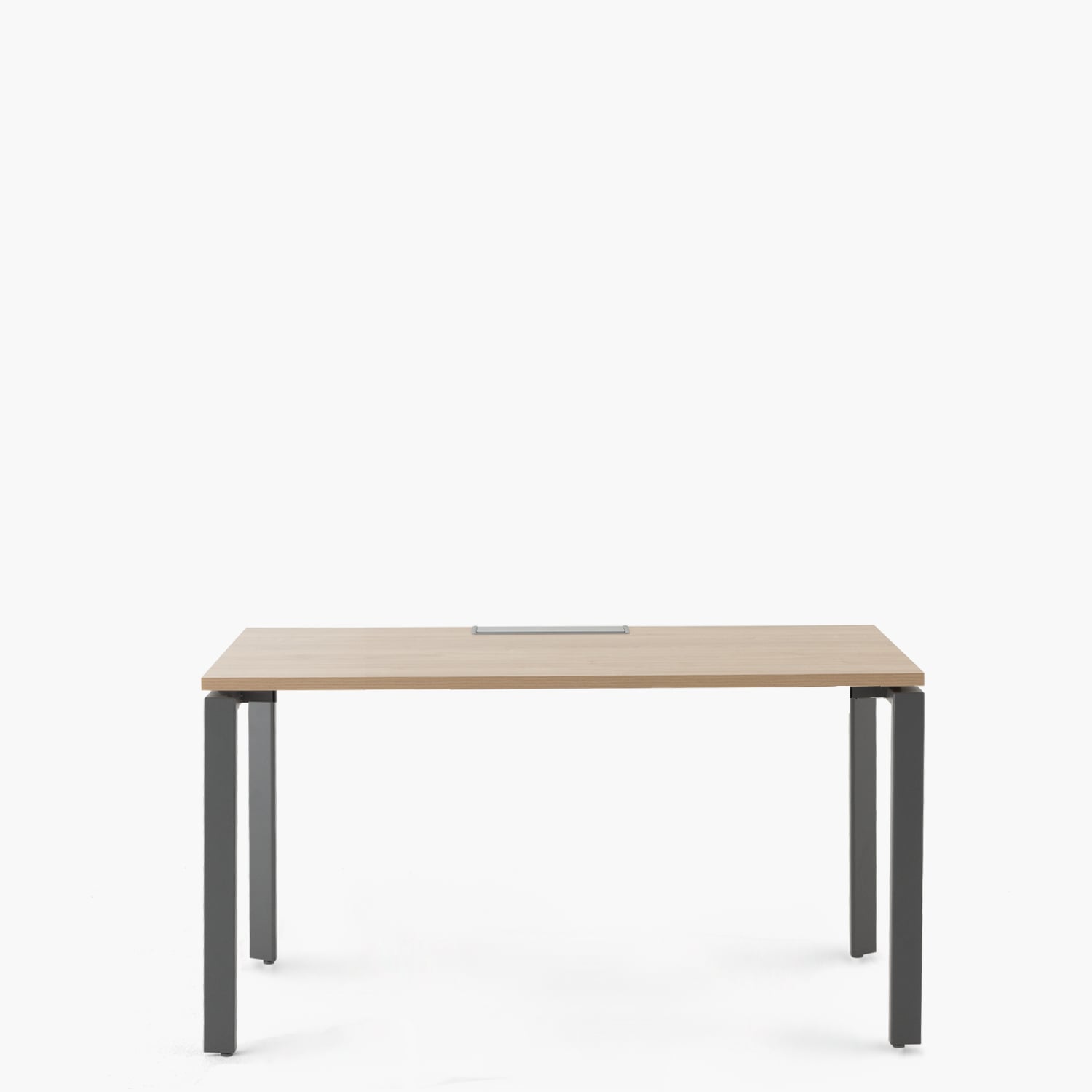 ESCRITORIO FORM OFFICE SPACE 140X60 NATURA/GRIS METAL - 1