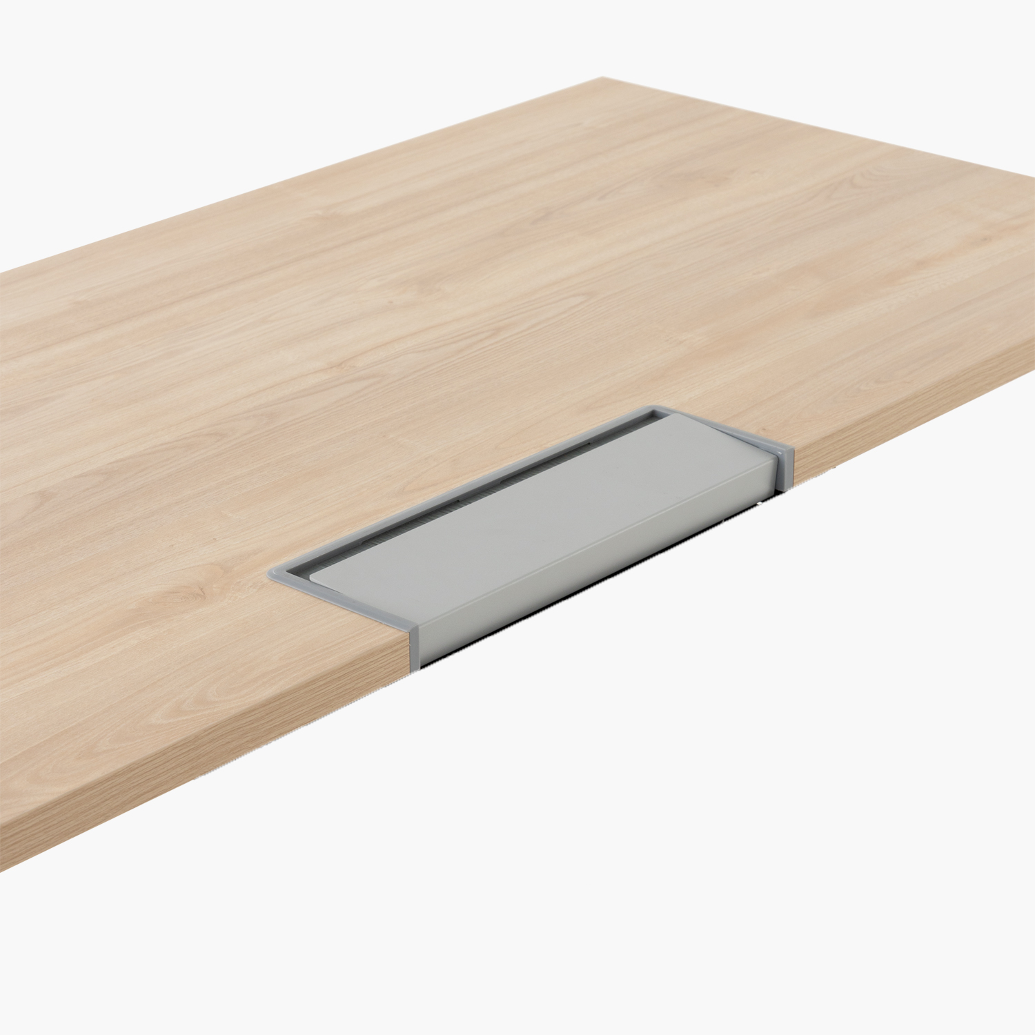 ESCRITORIO FORM OFFICE SPACE 140X60 NATURA/GRIS METAL - 6