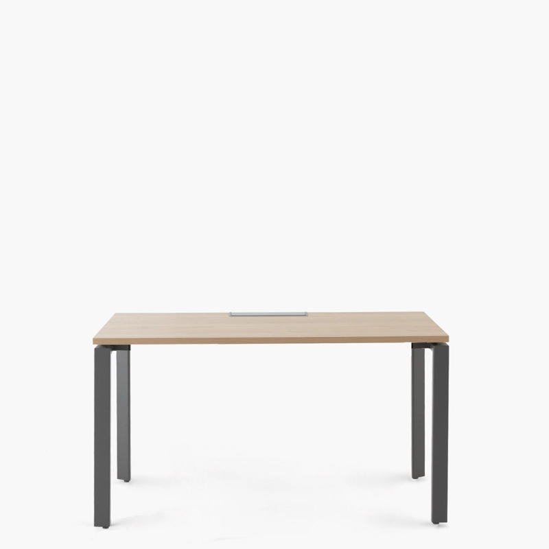 ESCRITORIO FORM OFFICE SPACE 120X60 NATURA/GRIS METAL - 1