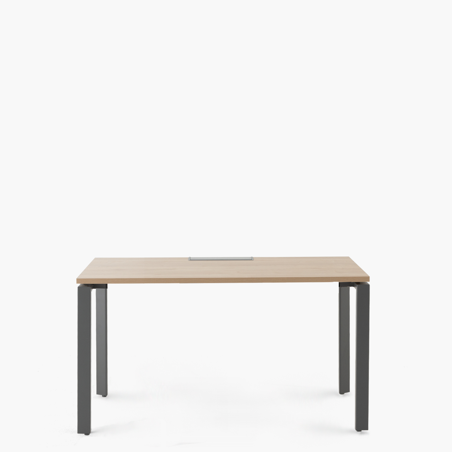 ESCRITORIO FORM OFFICE SPACE 120X60 NATURA/GRIS METAL - 1