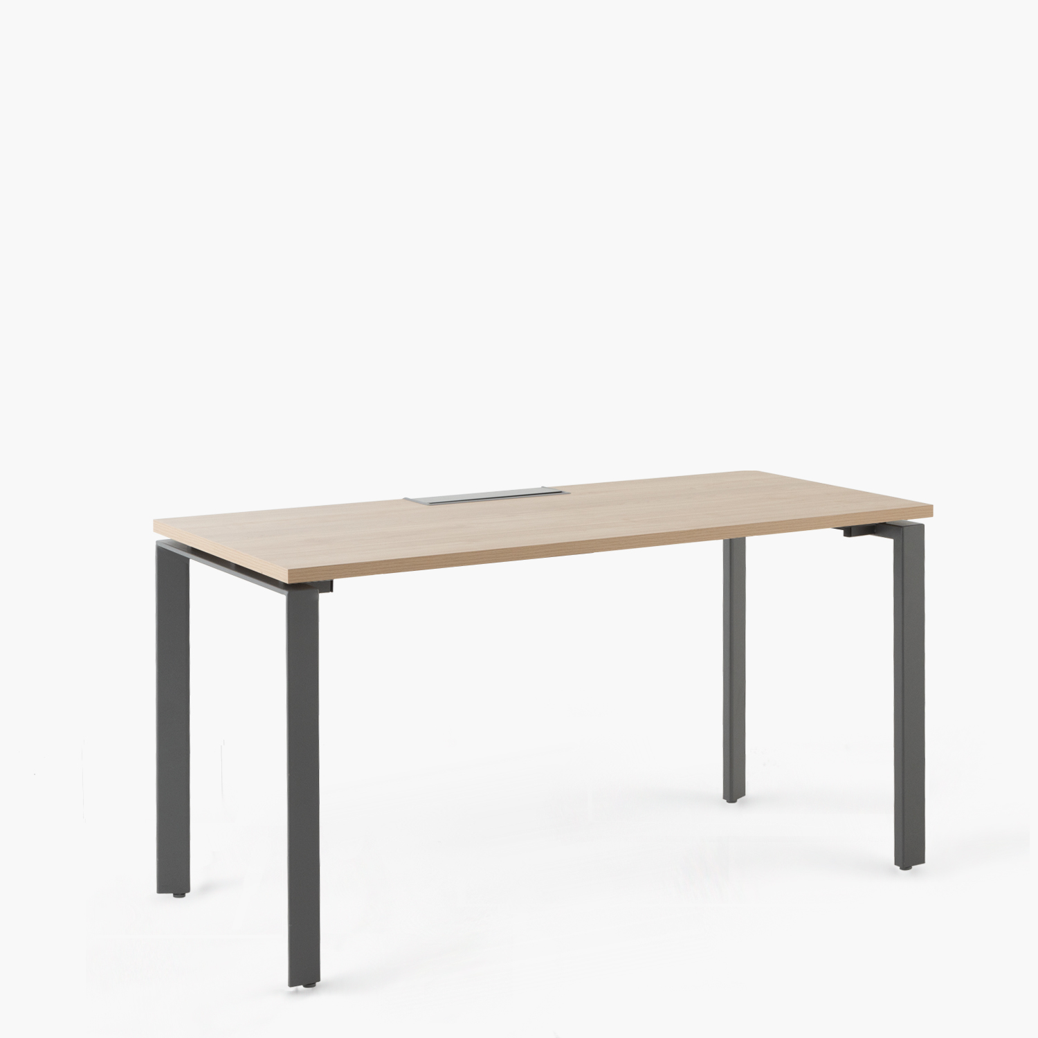 ESCRITORIO FORM OFFICE SPACE 120X60 NATURA/GRIS METAL - 3