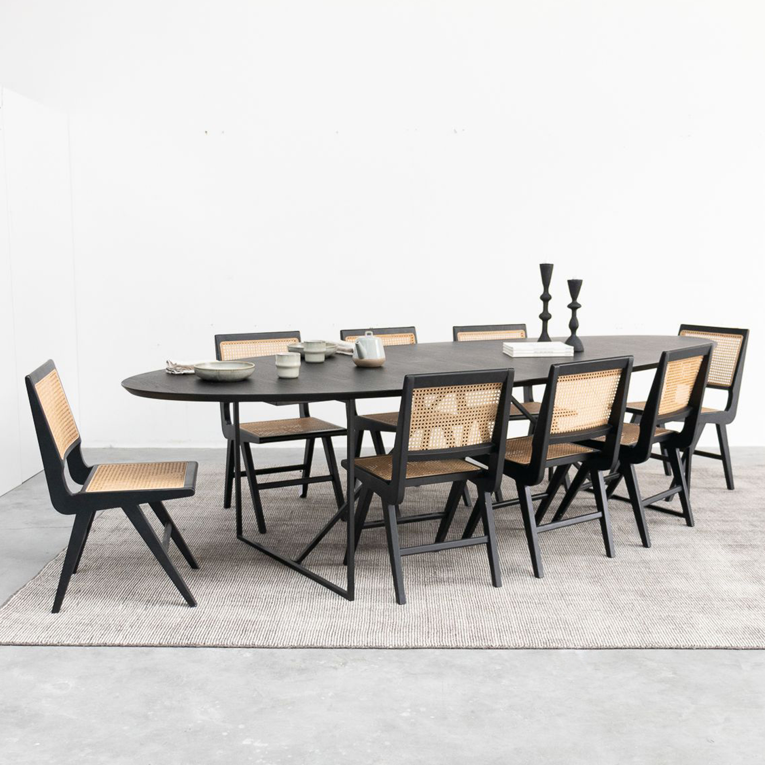 SILLA COMEDOR FORM DESIGN PIERRE 1 CUERPO MADERA NEGRO - 7