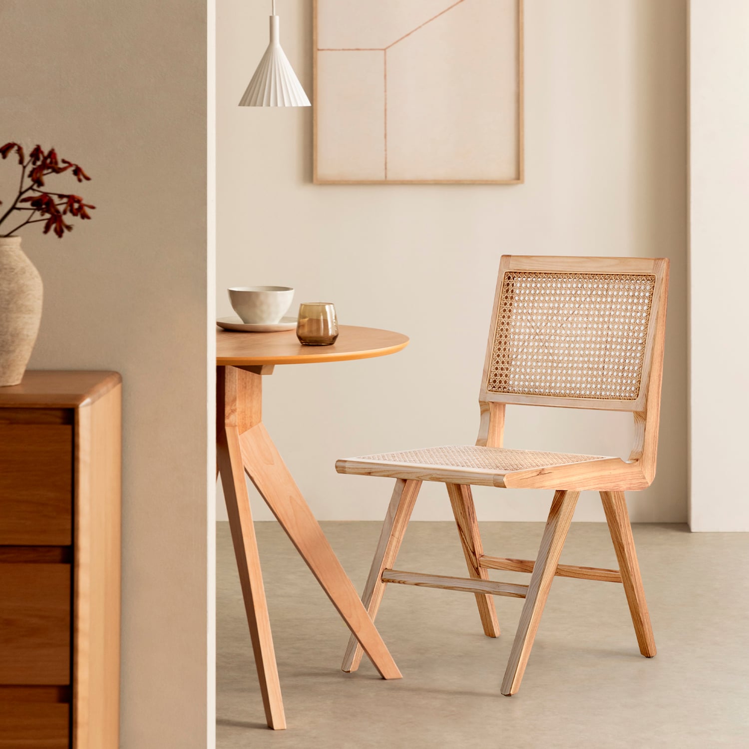 SILLA COMEDOR FORM DESIGN PIERRE 1 CUERPO MADERA CAFÉ - 2
