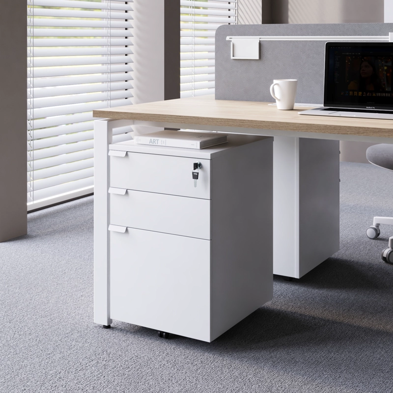 CAJONERA FORM OFFICE MADERA BLANCO MELAMINA SPACE BBF - 2