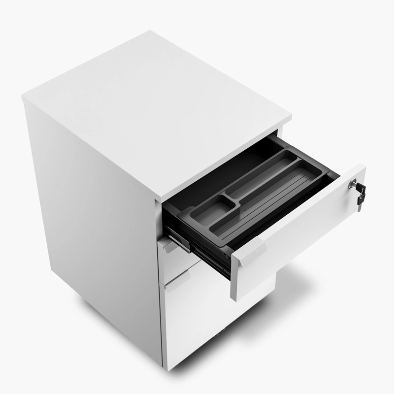 CAJONERA FORM OFFICE MADERA BLANCO MELAMINA SPACE BBF - 4