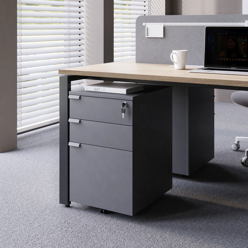 CAJONERA FORM OFFICE MADERA GRIS MELAMINA SPACE BBF - 2