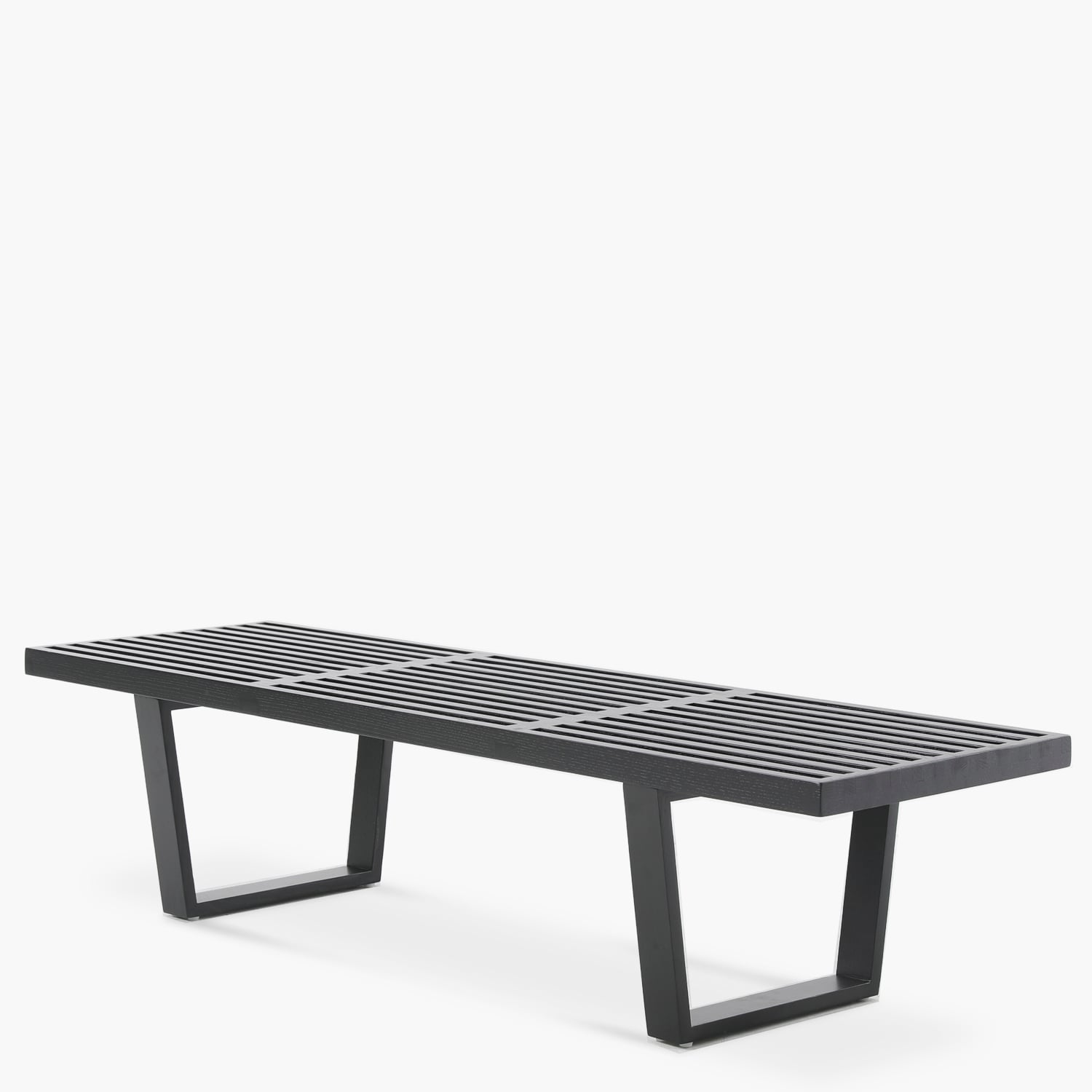 BANQUETA FORM DESIGN NELSON 1 CUERPO MADERA NEGRO RÉPLICA - 3