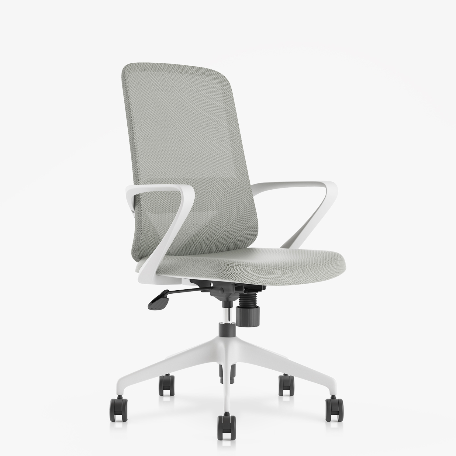 SILLA EJECUTIVA FORM OFFICE GRIS CLARO OFICINA VIC - 3