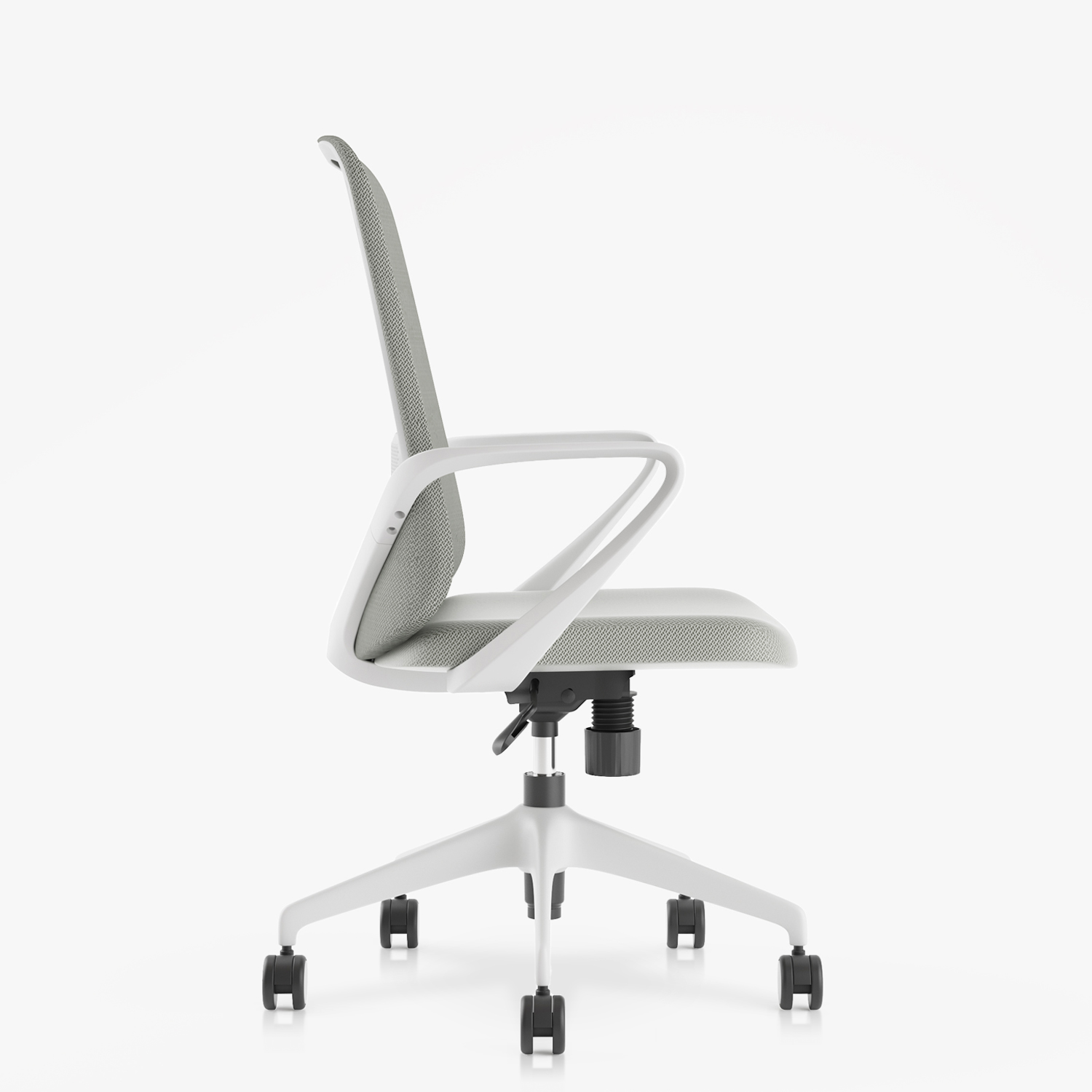 SILLA EJECUTIVA FORM OFFICE GRIS CLARO OFICINA VIC - 4