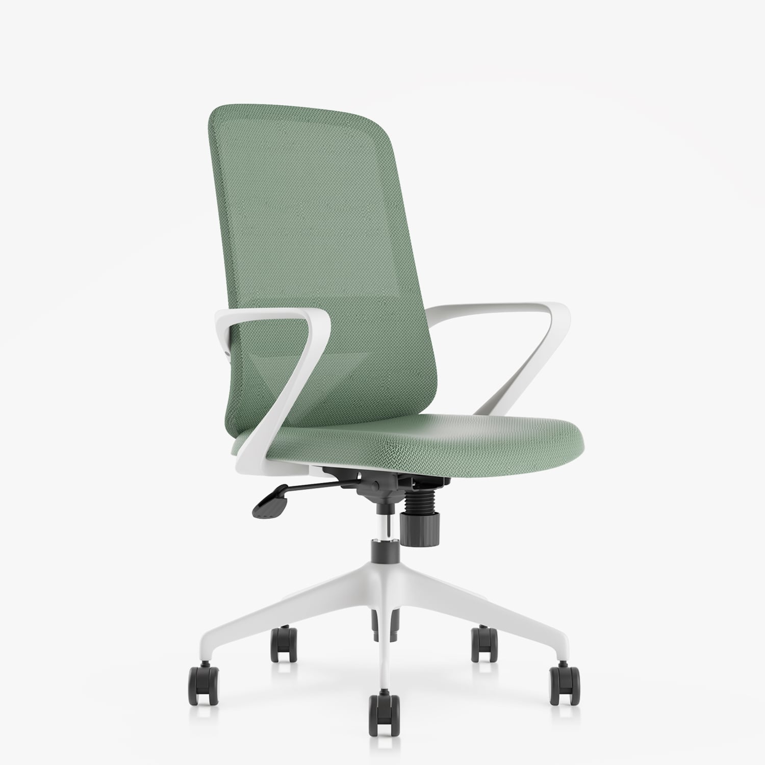 SILLA EJECUTIVA FORM OFFICE VERDE CLARO OFICINA VIC - 2