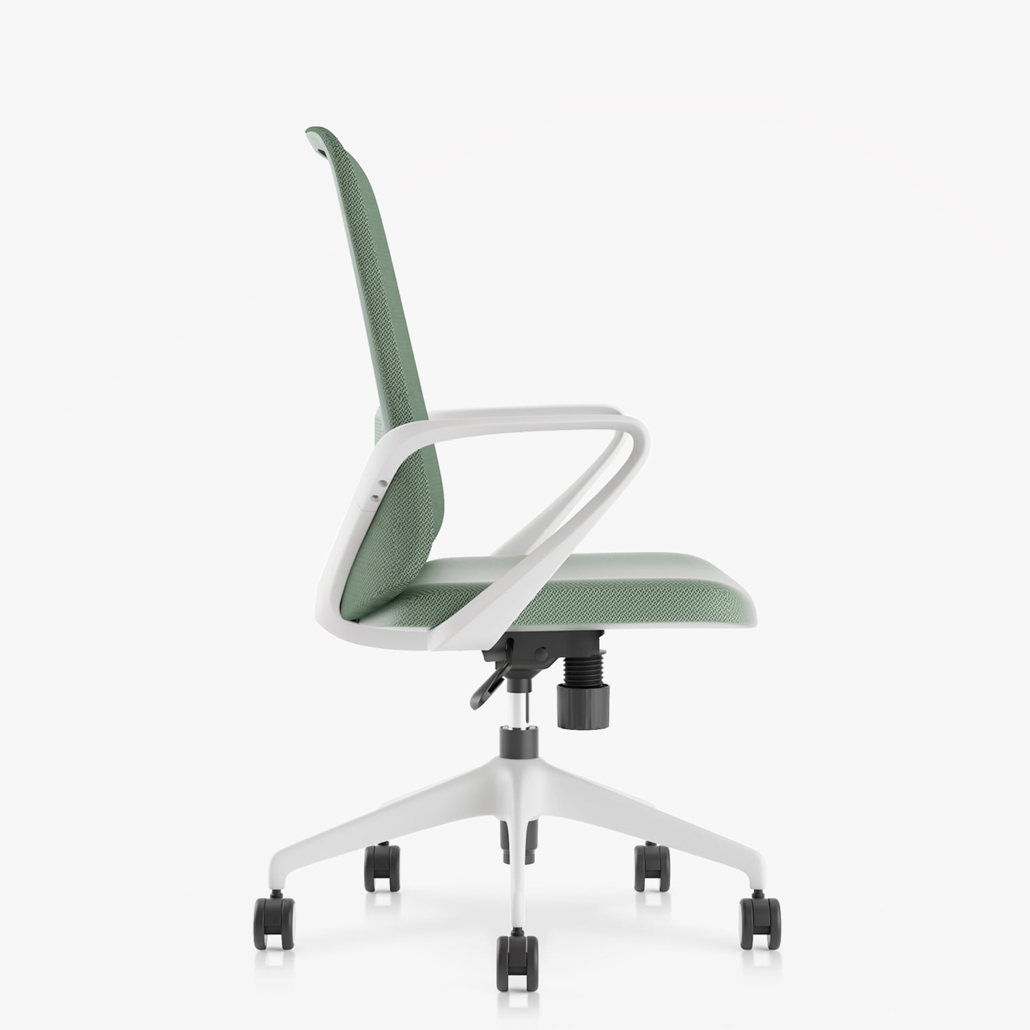 SILLA EJECUTIVA FORM OFFICE VERDE CLARO OFICINA VIC - 3