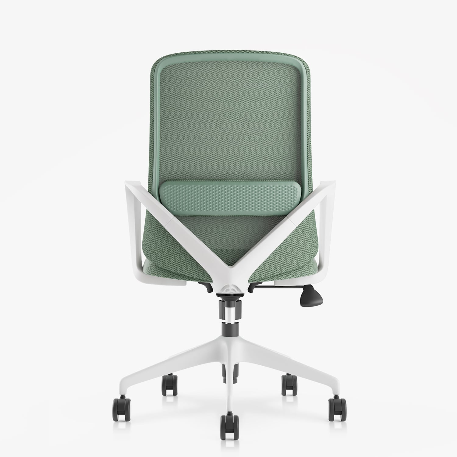SILLA EJECUTIVA FORM OFFICE VERDE CLARO OFICINA VIC - 4