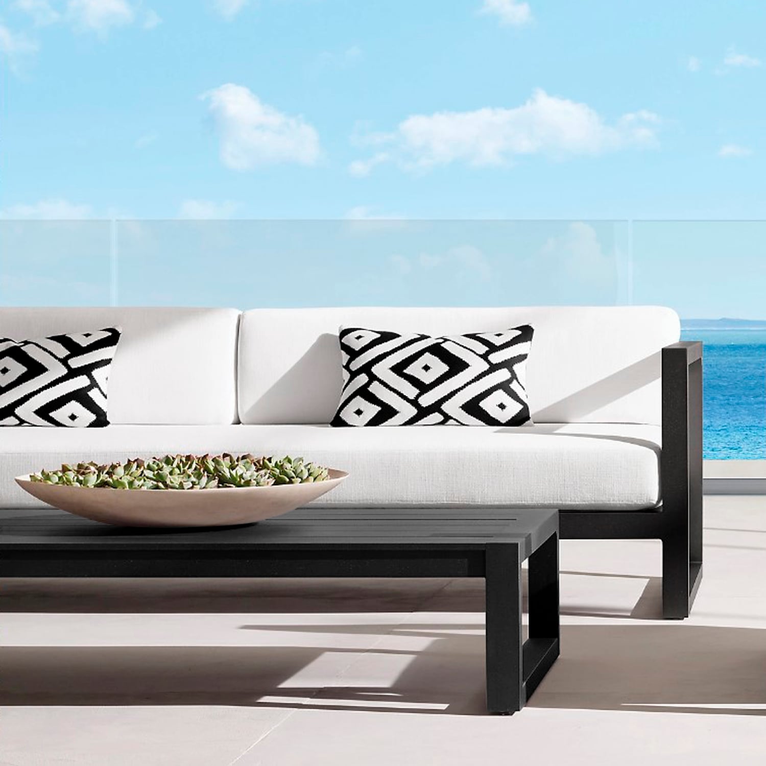 MESA CENTRO FORM DESIGN TERRAZA MONTEGO NEGRO METAL - 2