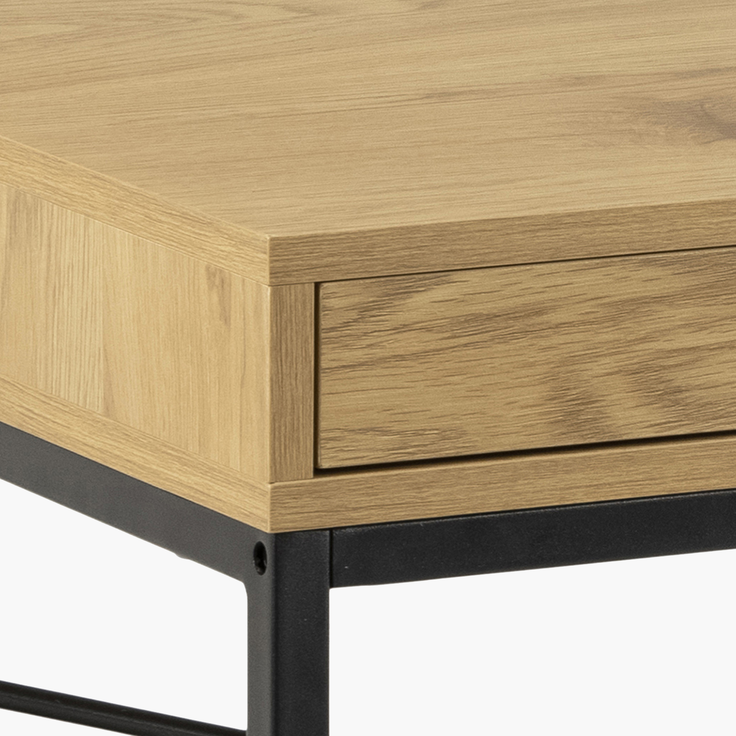 ESCRITORIO FORM DESIGN SEAFORD C/CAJONERA ROBLE METAL - 6