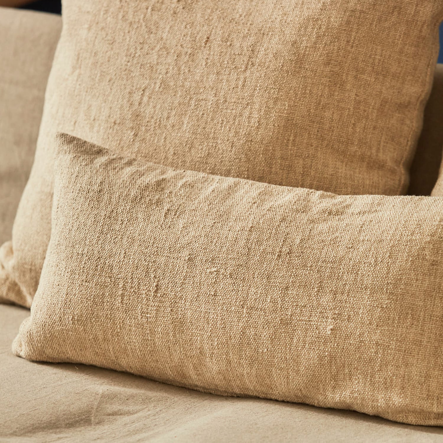 FUNDA COJÍN CALMA HOUSE ARGA 60 X 30 CM BEIGE - 2