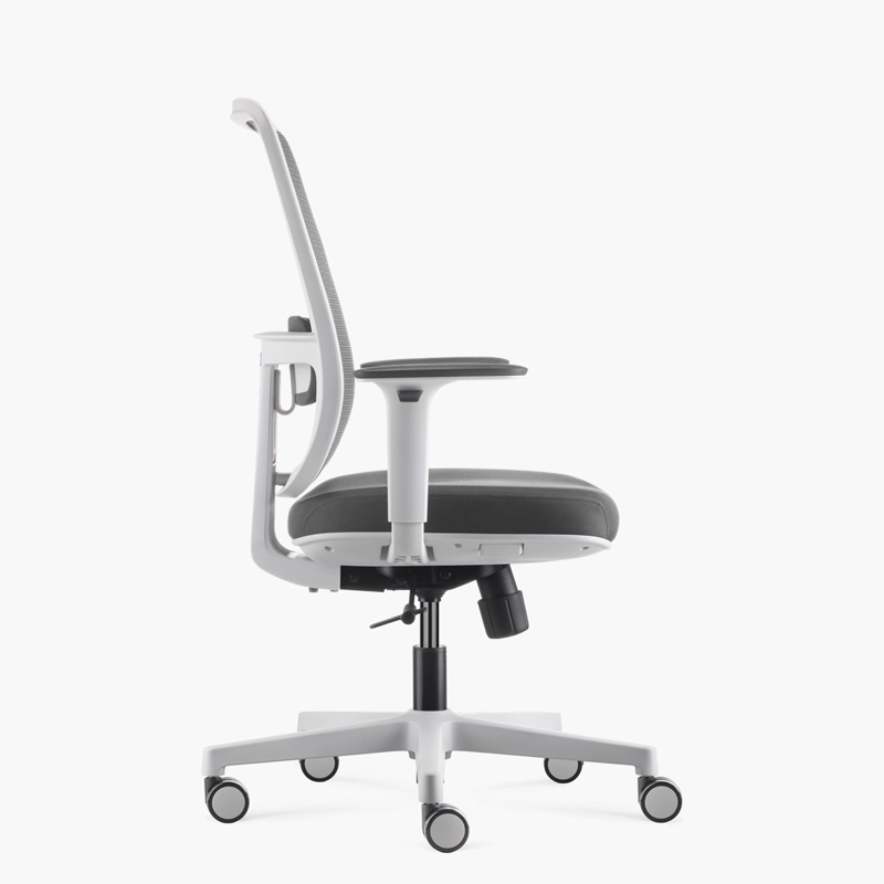 SILLA OFICINA FORM OFFICE GRIS CLARO LOTTO - 4