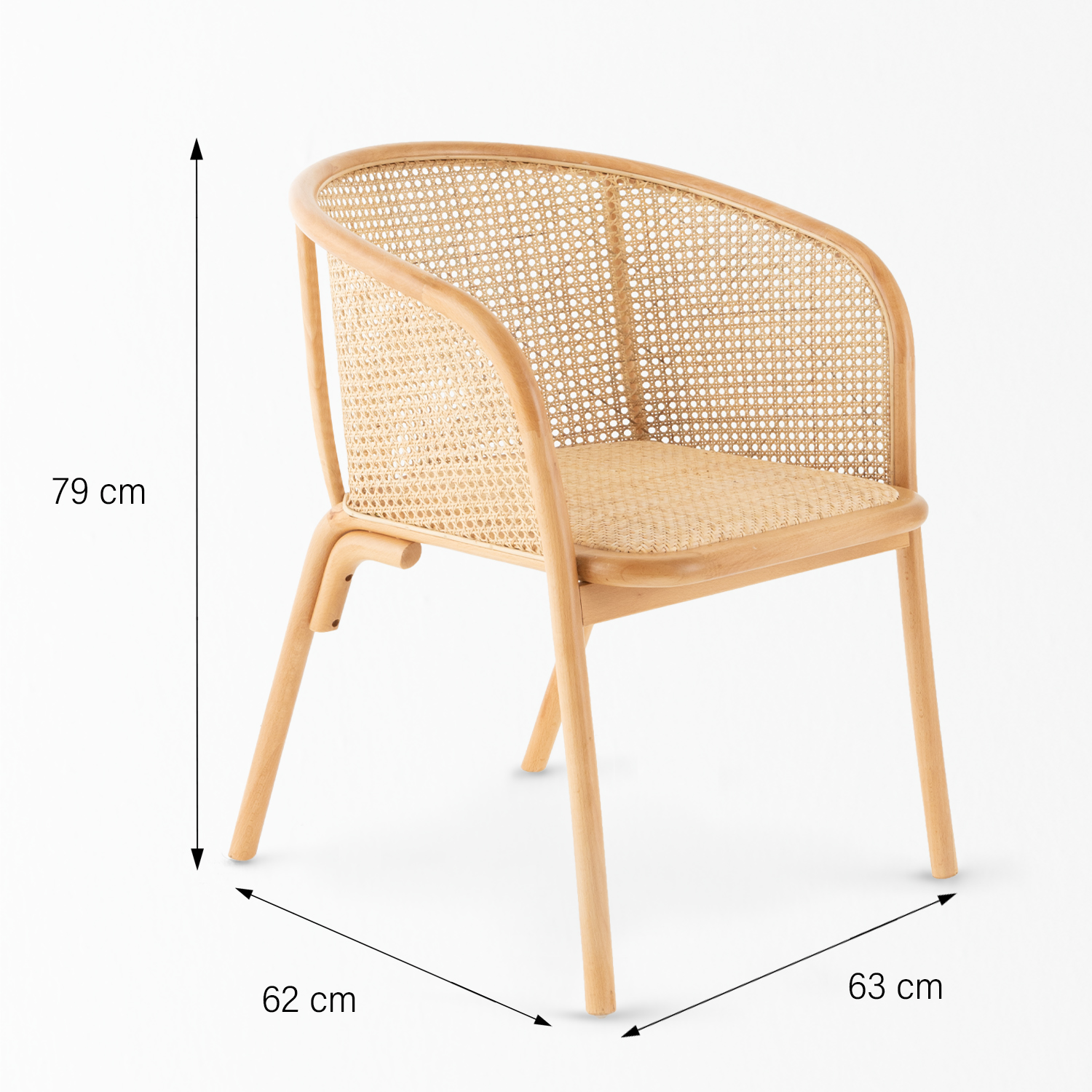 SILLA COMEDOR MADERA SOPHIE FORM - 7