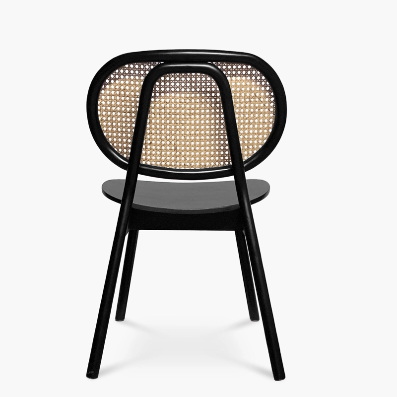 SILLA COMEDOR FORM DESIGN CHARLOTTE 1 CUERPO MADERA NEGRO - 5