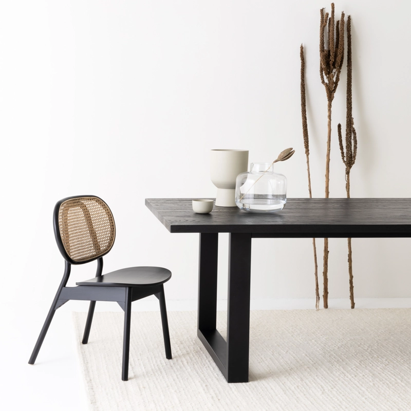 SILLA COMEDOR FORM DESIGN CHARLOTTE 1 CUERPO MADERA NEGRO - 9