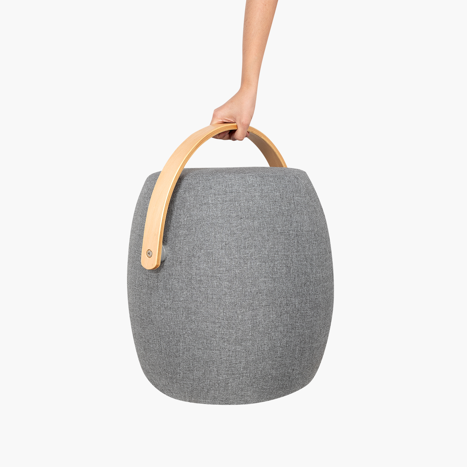 POUF FORM DESIGN ASA 1 CUERPO MADERA GRIS CLARO LT - 3