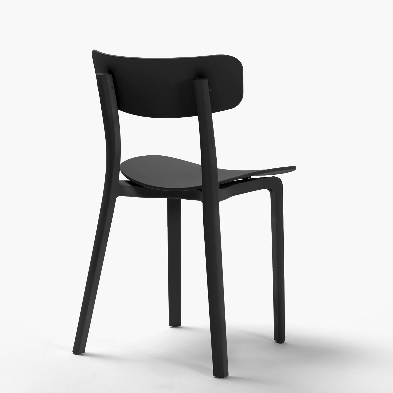 SILLA COMEDOR FORM DESIGN 1 CUERPO NEGRO PHIL - 4