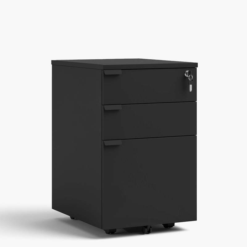 CAJONERA FORM OFFICE MADERA NEGRO MELAMINA SPACE BBF - 3