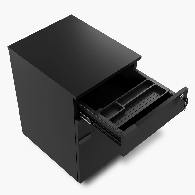 CAJONERA FORM OFFICE MADERA NEGRO MELAMINA SPACE BBF - 4